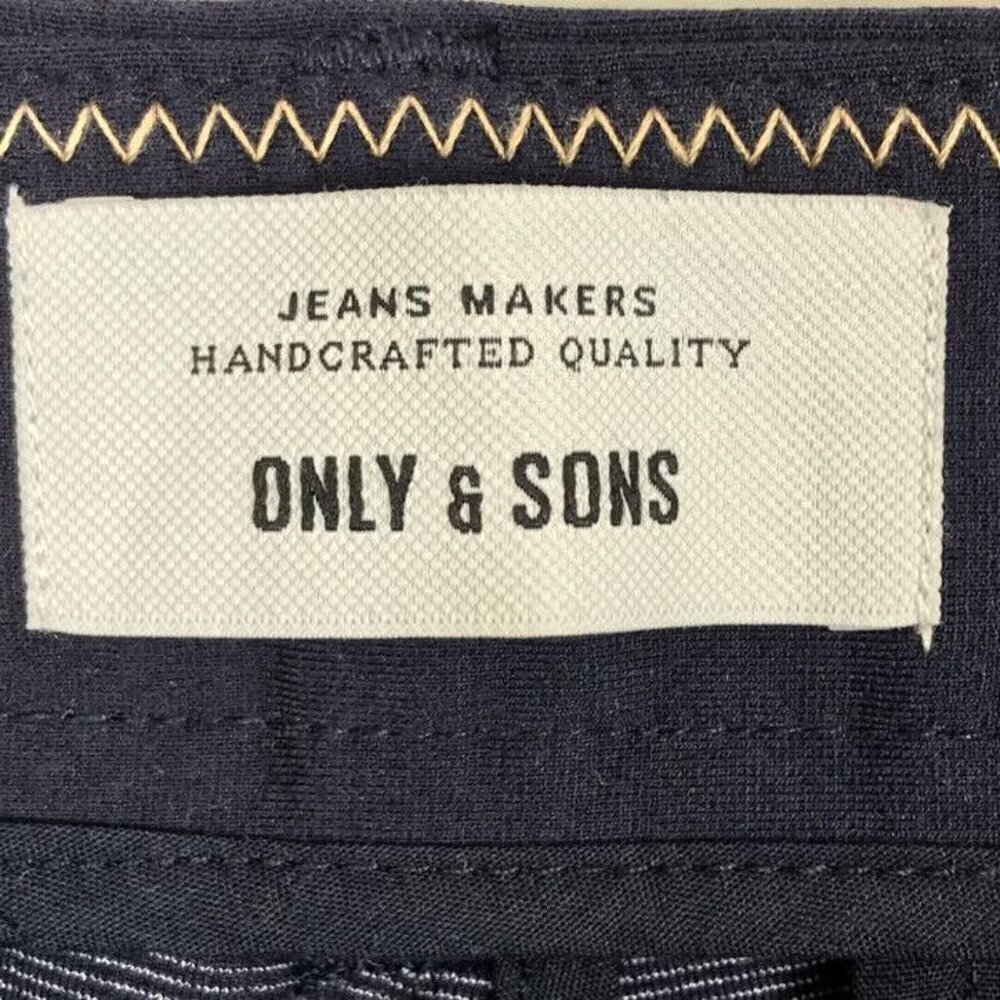 Only & Sons Men's 32 x 32 Onsmark Dress Pants Navy Blue Career Business - Picture 4 of 8
